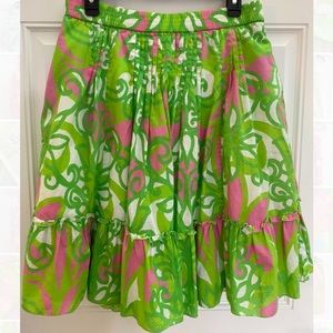 Lilly Pulitzer Boutique Shopper Skirt S M